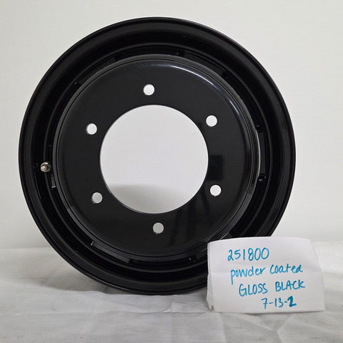 16 x 5.5 Alcoa 6x205mm Sprinter 3500 Powder Coated GLOSS BLACK (Spare) (returned item)