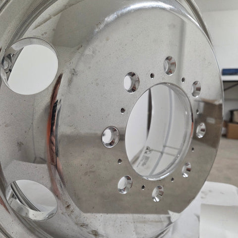 16x6 Northstar Mirror Polished 4 Wheel Kit w/ Chrome Caps and Lugs (1998-2004 Ford F350 DRW DRW) (RETURNED KIT)*)