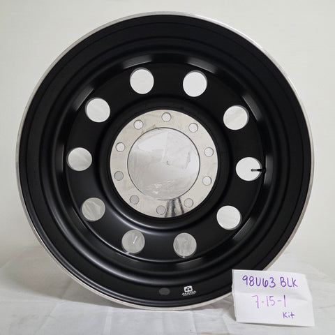 24.5 Alcoa Dura-Black™ Aluminum 10x285mm 4 Wheel Kit (RETURNED KIT)*