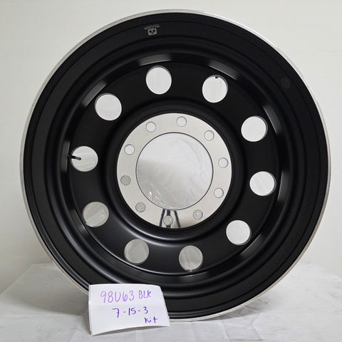 24.5 Alcoa Dura-Black™ Aluminum 10x285mm 4 Wheel Kit (RETURNED KIT)*