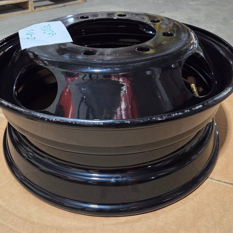 22.5x7.50 Jantsa 8x275mm Hub Pilot 4 Hand Hole Black Steel (returned item)