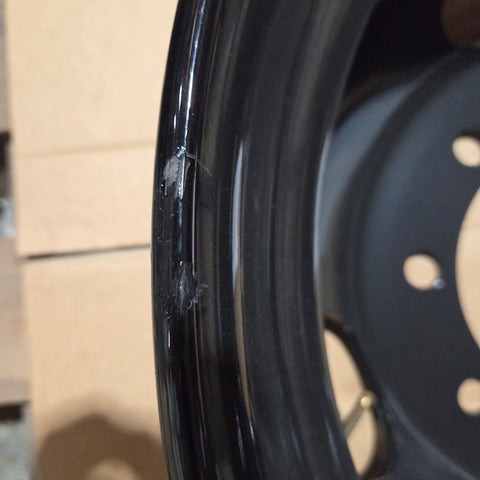 22.5x7.50 Jantsa 8x275mm Hub Pilot 4 Hand Hole Black Steel (returned item)