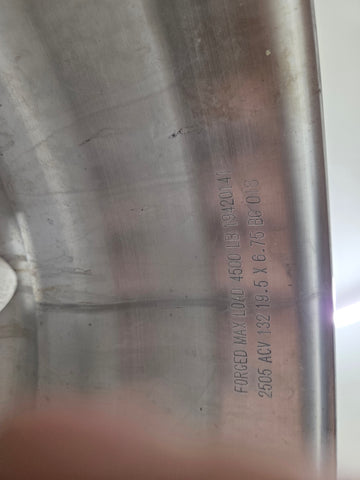 19.5 American Force Direct Bolt Ford & Ram 8x200 Polished Front (returned item)