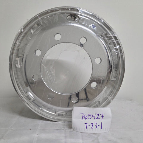 19.5x6.75 Alcoa 8x275mm Hub Pilot High Polished Both Sides (returned item)