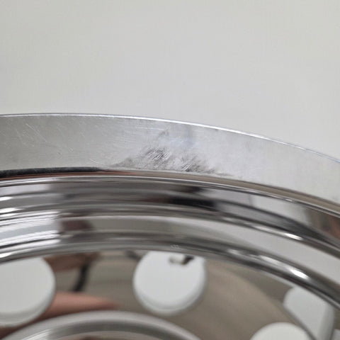 24x8.25 Mirror Forged Aluminum "Classic" 6 Wheel Kit w/ Adapters and Chrome Caps (Returned Kit)