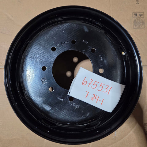 19.5x6.75 8x200mm Black Steel Dodge Ram 3500 (2019-Present) (returned item)