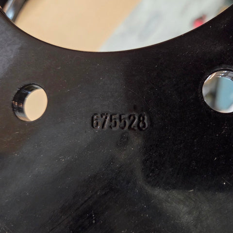19.5x6.75 8x210mm Black Steel (Chevy/GM 3500 2011-Present) (returned item)