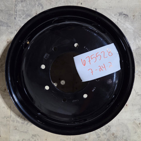 19.5x6.75 8x210mm Black Steel (Chevy/GM 3500 2011-Present) (returned item) (Copy)