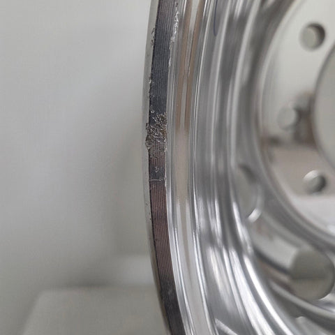 22.5x8.25 Alcoa® Forged  Wheel – Mirror Polish Rear with Dura-Bright® Protection, 10x285mm (returned item)