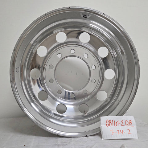 22.5x8.25 Alcoa® Forged  Wheel – Mirror Polish Rear with Dura-Bright® Protection, 10x285mm (returned item)