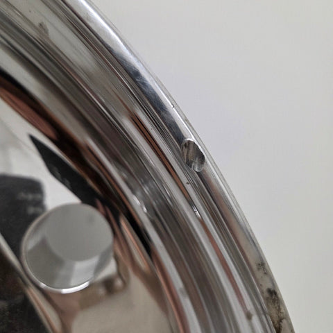22.5x9.00 Northstar 10x285mm" Mirror Polish Front Hub Pilot Flat Face (returned item)
