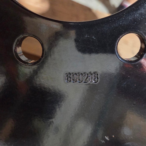 19.5x6.00 8x6.5" Black Steel (Dodge Ram 3500 1994-2018) (returned item)