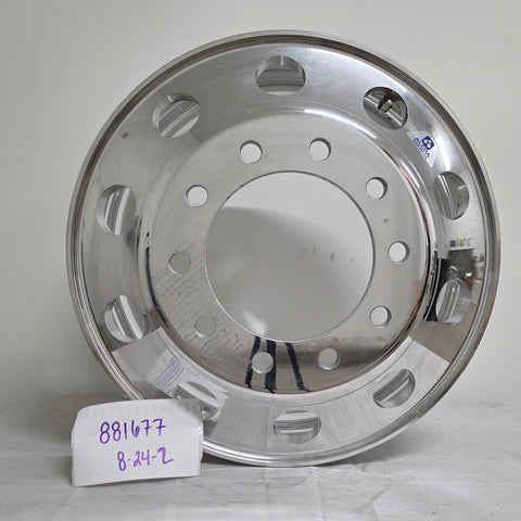 22.5” x 8.25” Alcoa Forged Aluminum Wheel – High Polish Both Sides, 10x285mm Hub Pilot (returned item)