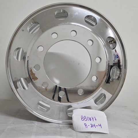 22.5” x 8.25” Alcoa Forged Aluminum Wheel – High Polish Both Sides, 10x285mm Hub Pilot (returned item)