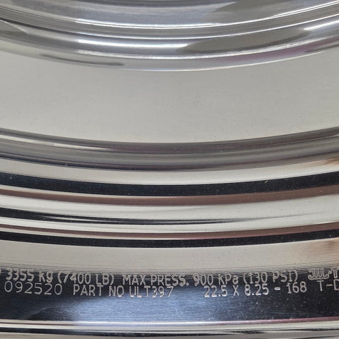 22.5x8.25 Alcoa High Polished Both Sides 10x285mm (Old Part Number)