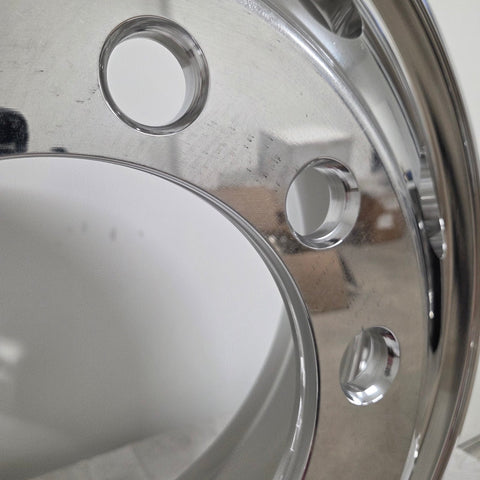 22.5x8.25 Northstar 10x11.25" Stud Pilot (Budd) Mirror Polish Both Sides (returned item)