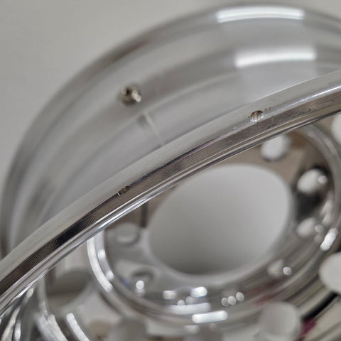 22.5x8.25 Northstar 10x11.25" Stud Pilot (Budd) Mirror Polish Both Sides (returned item)