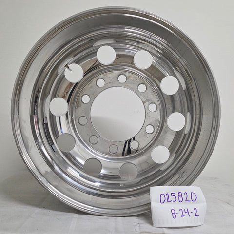 22.5x8.25 Northstar 10x11.25" Stud Pilot (Budd) Mirror Polish Both Sides (returned item)