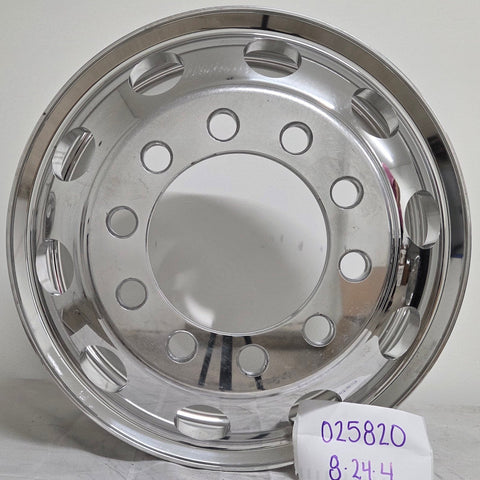 22.5x8.25 Northstar 10x11.25" Stud Pilot (Budd) Mirror Polish Both Sides (returned item)