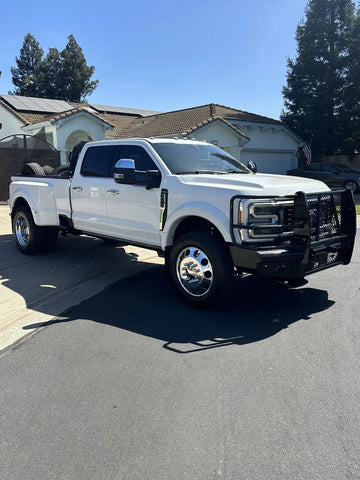 22.5x6.75 Northstar Direct Bolt-On "Big Hole" 6-Wheel Kit – Fits 2005–Present Ford F450/F550/F600 (Mirror Polished Aluminum & Steel Duals)