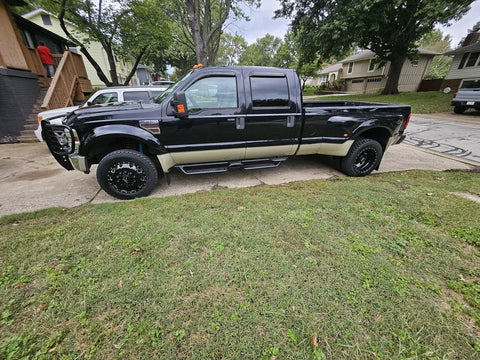 19.5X6.00 Torque HD Wheels Haulin' Gloss Black Aluminum 10x225mm 4 Wheel Set for Ford & Ram