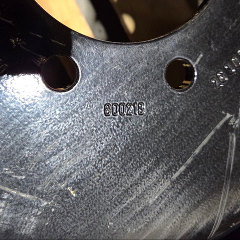 19.5x6.00 8x6.5" Black Steel (Dodge Ram 3500 1994-2018) (returned item)