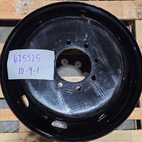 19.5x6.75 8x6.5" Black Steel (Dodge Ram 3500 1994-2018) (returned item)
