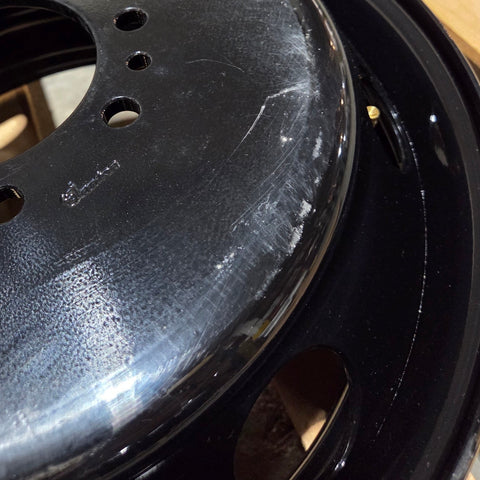 19.5x6.75 8x6.5" Black Steel (Dodge Ram 3500 1994-2018) (returned item)