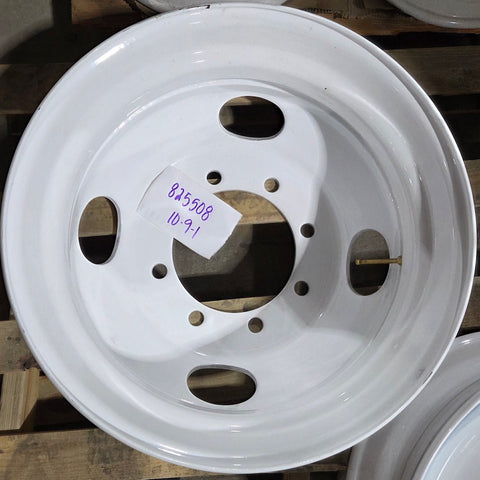 22.5x8.25 Jantsa 8x275mm Hub Pilot 4 Hand Hole White Steel (returned item)