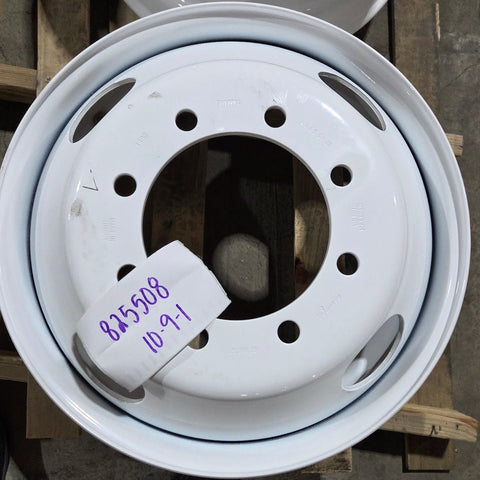 22.5x8.25 Jantsa 8x275mm Hub Pilot 4 Hand Hole White Steel (returned item)