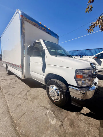 16x6 Northstar Mirror Polished 4 Wheel Kit w/ Chrome Caps and Lugs (1992-Present Ford E350/E450 DRW)