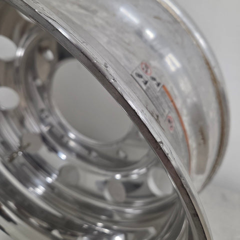 22.5x8.25 Alcoa® Forged  Wheel – Mirror Polish Rear with Dura-Bright® Protection, 10x285mm (returned item)