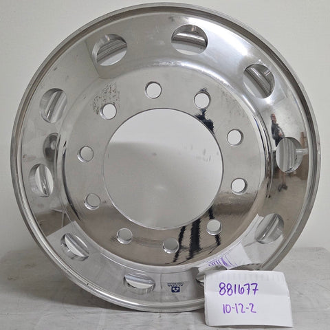 22.5” x 8.25” Alcoa Forged Aluminum Wheel – High Polish Both Sides, 10x285mm Hub Pilot (returned item)
