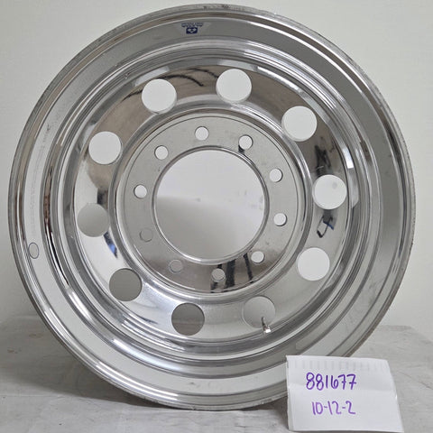 22.5” x 8.25” Alcoa Forged Aluminum Wheel – High Polish Both Sides, 10x285mm Hub Pilot (returned item)