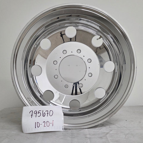 19.5x6.75 Northstar 8x210mm Hub Pilot Mirror Polished Both Sides (Chevy/GMC 3500 DRW 2011-Present) (returned item)