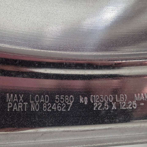 22.5x12.25 Alcoa 10x285mm Hub Pilot High Polish Flat Face Wheel Front Only (4.75 offset) (returned item)