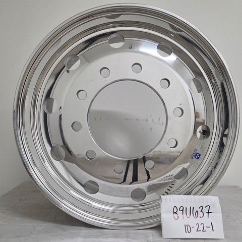 22.5x9.00 Alcoa 10x285mm Hub Pilot High Polish Flat Face Front (returned item)