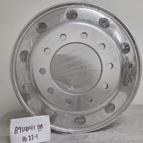 22.5x9.00 Alcoa Dura-Bright EVO Front Aluminum Wheel – 10x285.75 Hub Pilot for Heavy-Duty Trucks (returned item)