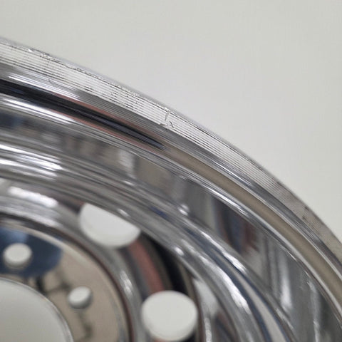 22.5” x 8.25” Alcoa Forged Aluminum Wheel – High Polish Both Sides, 10x285mm Hub Pilot (returned item)