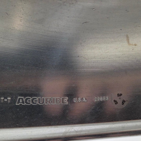 22.5x12.25 Accuride Standard Polish 2.75 Offset Super-Single Float Wheel (returned item)