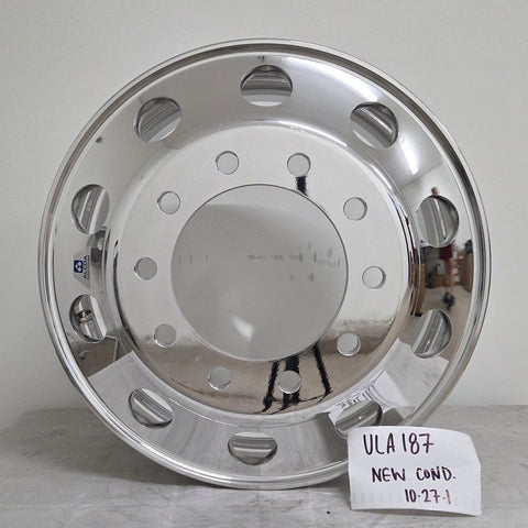 22.5x8.25 Alcoa High Polished Both Sides 10x285mm (Old Part Number) (returned item - NEW CONDITION)