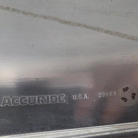 22.5x12.25 Accuride Standard Polish 2.75 Offset Super-Single Float Wheel (returned item)