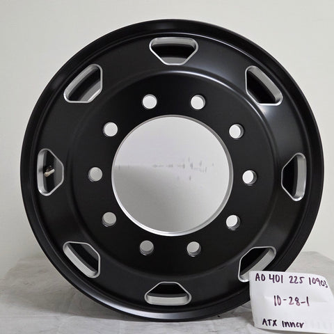 22.5x8.25 ATX 10X285MM HUB PILOT POLISHED "OCTANE" INNER Wheel (returned item)