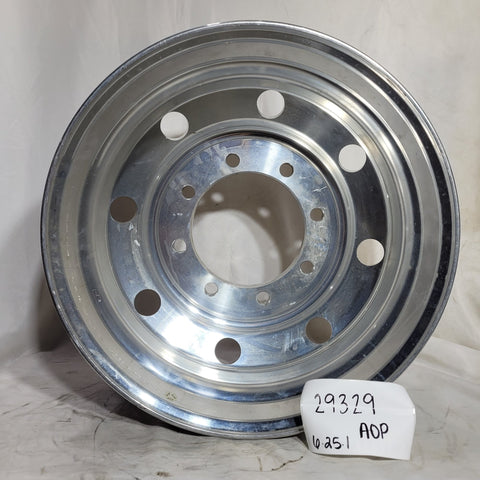 22.5x7.5 Accuride  8x275mm Hub Pilot Polished Both Sides (returned item)
