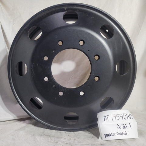 19.5 American Force Direct Bolt 8x210 Chevy Powder Coated BLACK Aluminum Wheel (returned item)
