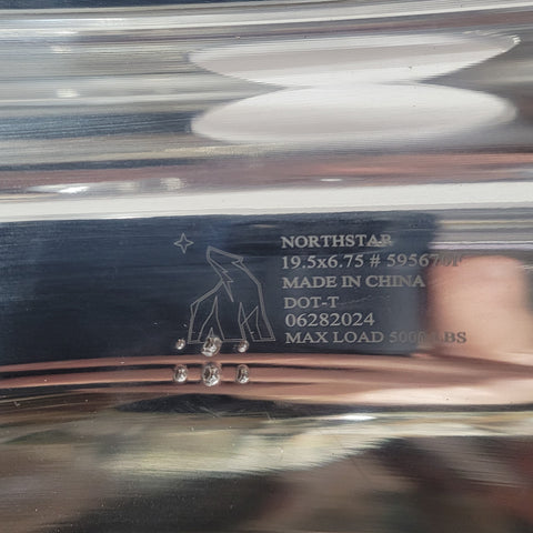 19.5x6.75 Northstar 8x200mm Hub Pilot Mirror Polished Both Sides (Ford F350 DRW 2005-Present) (Returned Item)