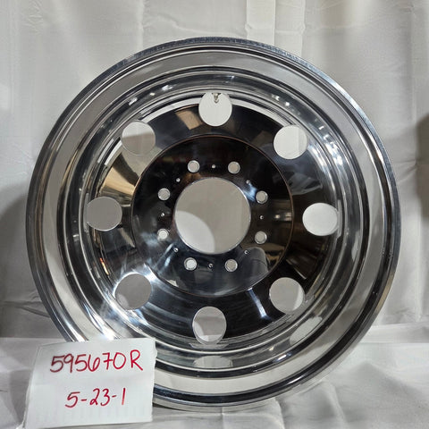 19.5x6.75 Northstar Mirror Polished Both Sides Dodge Ram 3500 8x200 DRW 6 Wheel Direct Bolt Kit (2019-Present) (returned kit))