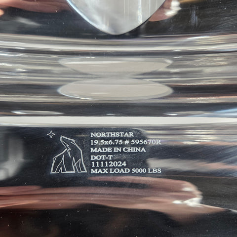 19.5x6.75 Northstar Mirror Polished Both Sides Dodge Ram 3500 8x200 DRW 6 Wheel Direct Bolt Kit (2019-Present) (returned kit))