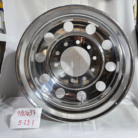 24.5 x 8.25 Alcoa 10x285mm Hub Pilot High Polished Both Sides (returned item)