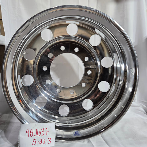 24.5 x 8.25 Alcoa 10x285mm Hub Pilot High Polished Both Sides (returned item)